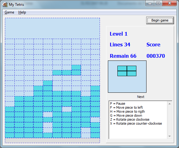 Tetris de Delphi
